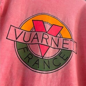 Vintage 90s Vuarnet Orange long sleeve T-Shirt - size S unisex